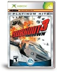 Microsoft Xbox (XB) Burnout 3 Takedown Platinum Hits [In Box/Case Complete]